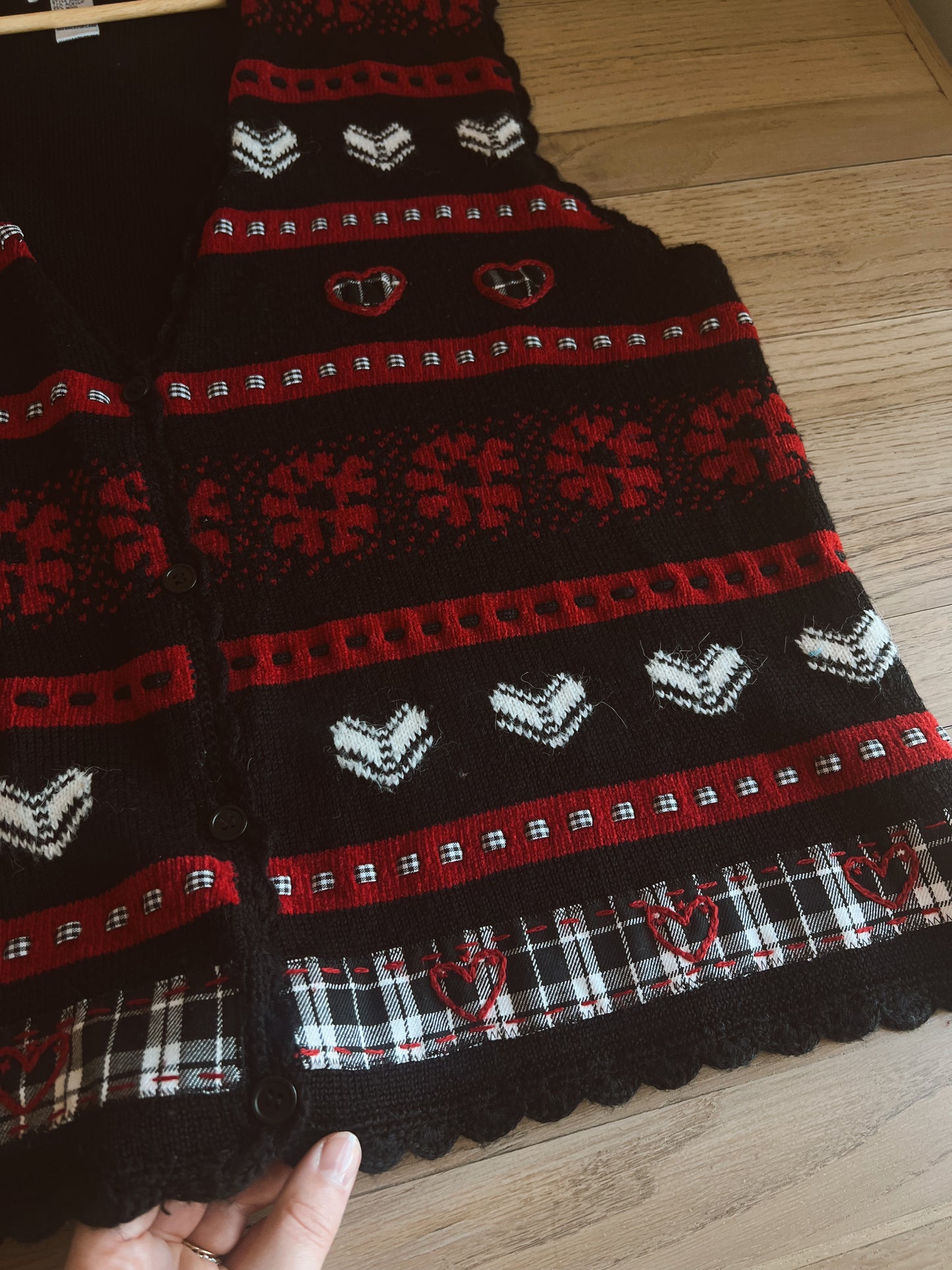 Vintage Valentine Sweater Vest (2X)