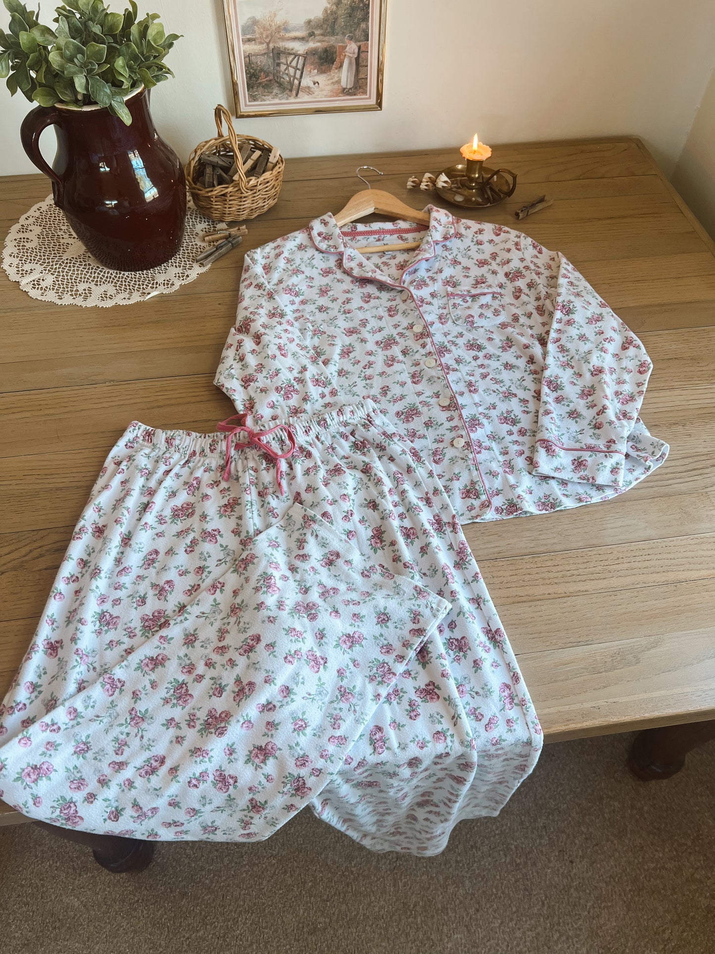 Vintage Floral Pj Set (M)