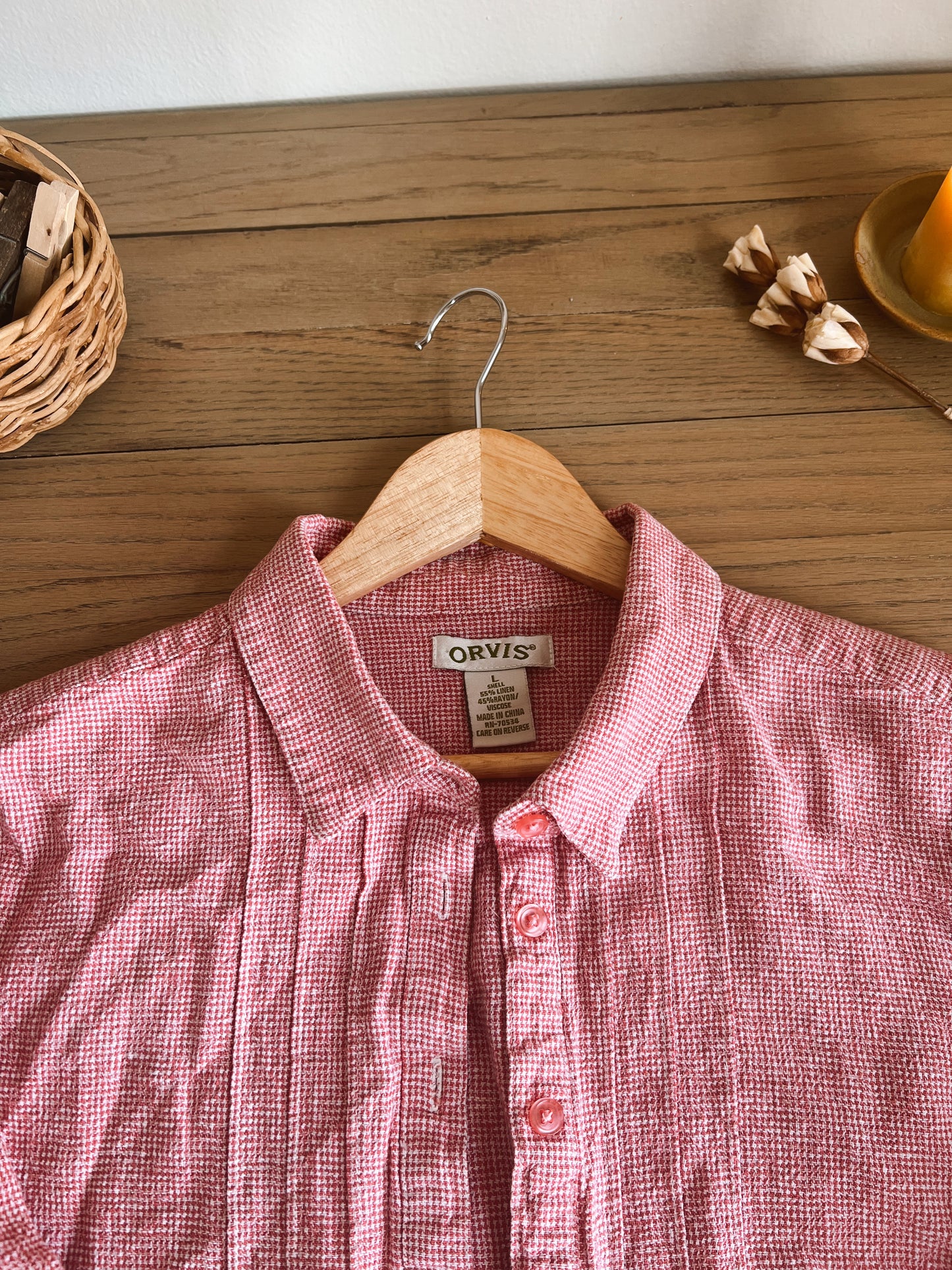 Orvis Linen Blouse (L)