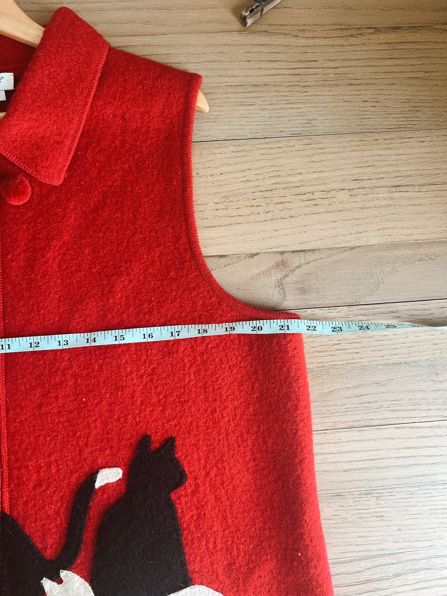 100% Wool Vest (L)