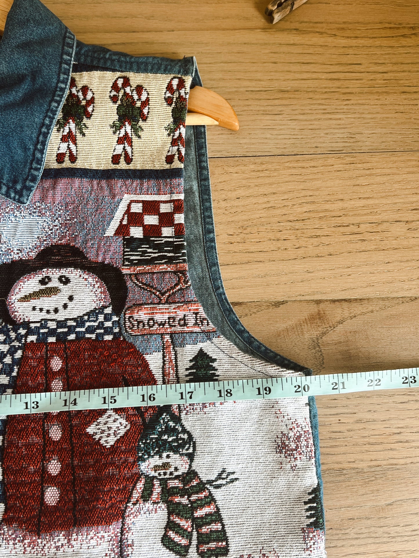 Vintage Christmas Vest (L)