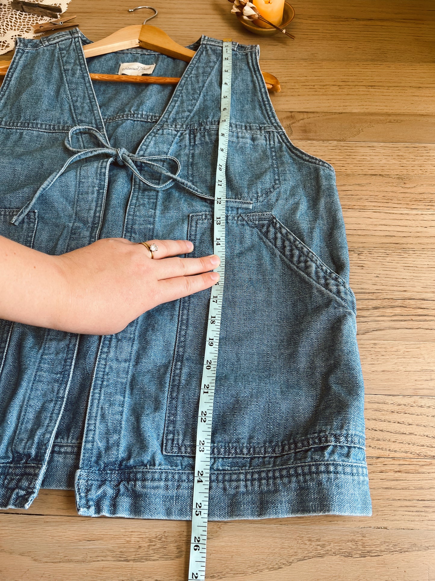 Adorable Denim Vest (M)