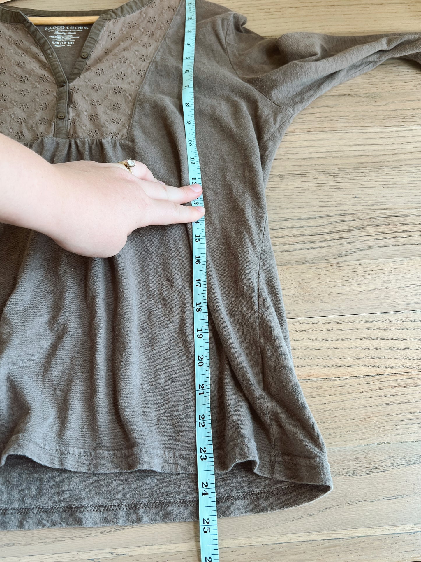 Dainty Brown Blouse (L 12-14)