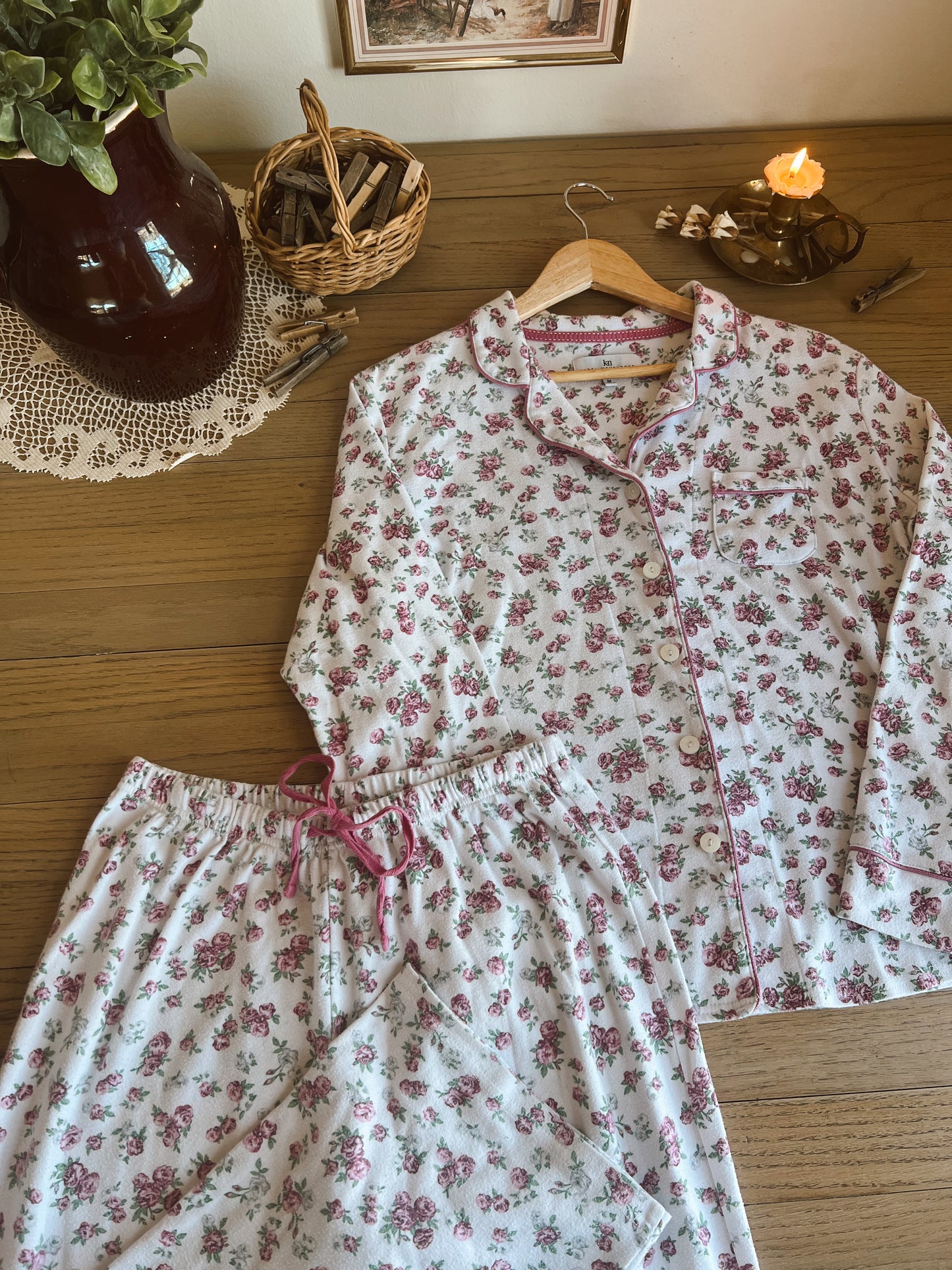Vintage Floral Pj Set (M)