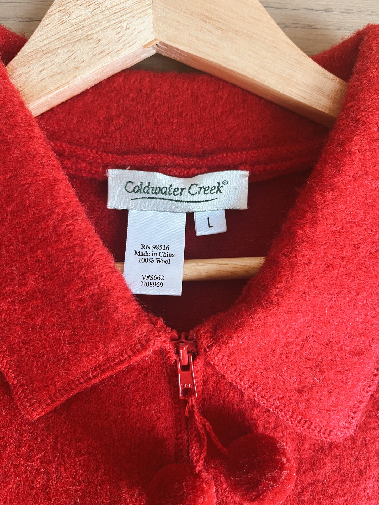 100% Wool Vest (L)